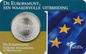 Europamunt Vijfje 2004 Coincard